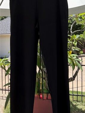 Professional Black Straight-Leg Pants